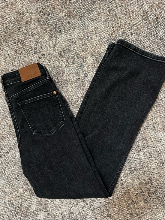 Judy Blue Denim - Judy Blue Straight Leg High Rise Black Denim Jeans Stretchy 27x31